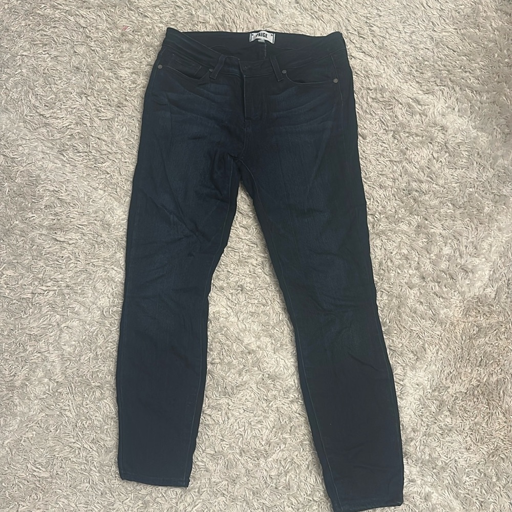 Paige Verdrugo Crop dark wash